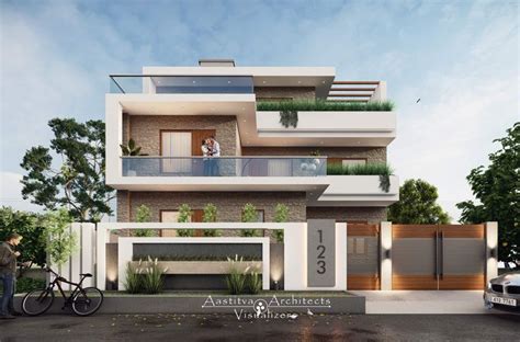 Modern Elevation Design Ideas Of Aastitva Modern Exterior