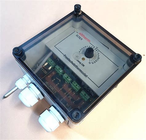 el. Frostschutzthermostat ELTHERM ELTC/1 PT100 ; regelbar -5° bis +15 ...