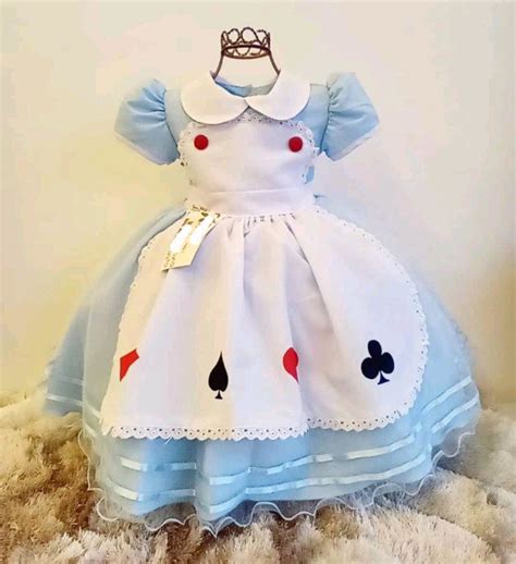 Vestido Alice no País das Maravilhas / Tam 3 | Elo7