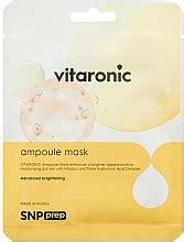 Masque tissu à l extrait de citron pour visage SNP Prep Vitaronic