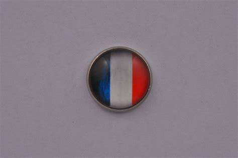 French Flag Lapel Pin Cool Suit France National Glass Etsy