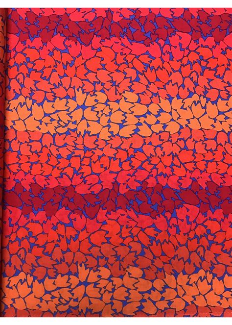 Kaffe Fassett Ombre Leaves Orange Castle Sewing Centre