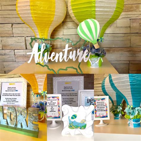 Oh The Places Youll Go Hot Air Balloon Balloons Air Balloon Party Decorations