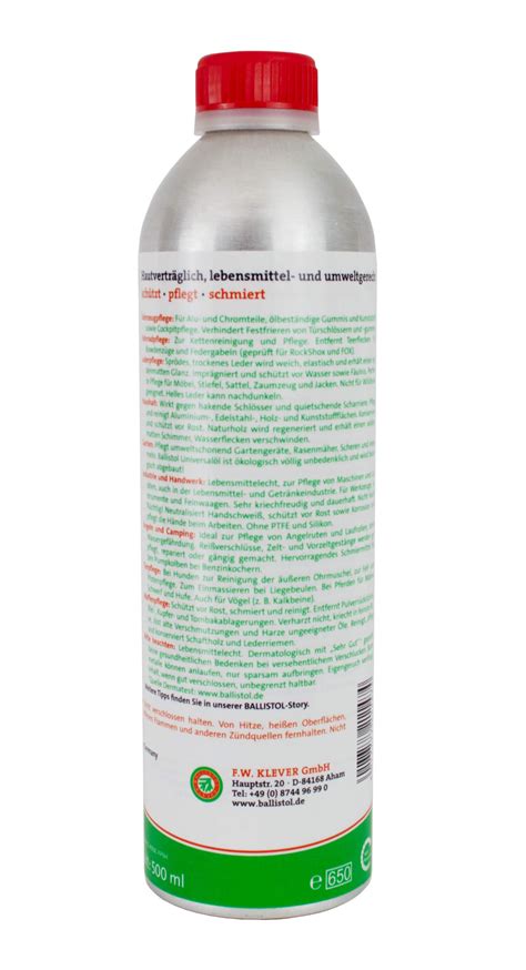 BALLISTOL ÖL - Das Original - 500 ml Universell einsetzbar