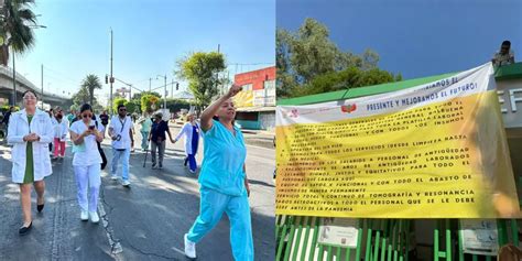 Médicos De Hospitales De La Cdmx Protestan Por Falta De Insumos Y Plazas