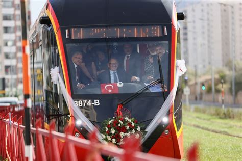 Yeni Tramvay Hattı ile Raylı Sistem Uzunluğu 46 Kilometreye Ulaştı