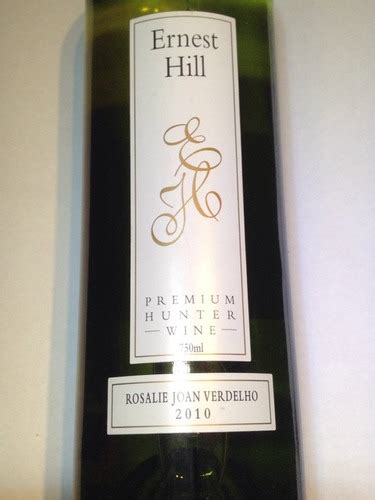 Ernest Hill Rosalie Joan Verdelho Vivino Australia