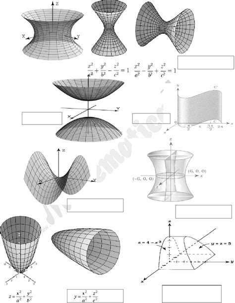 SUPERFICIES CUÁDRICAS EJERCICIOS RESUELTOS