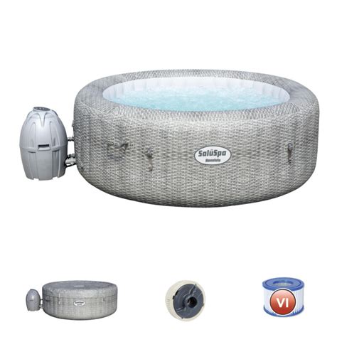 Bestway 54295 Saluspa Airjet 6 Person Honolulu Inflatable Portable Hot Tub Spa For Sale From
