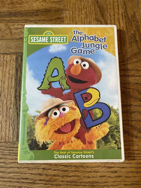 Sesame Street The Alphabet Jungle Game Dvd