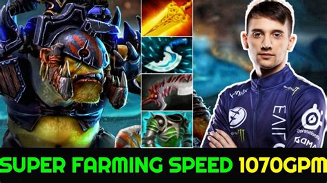 Arteezy Alchemist Super Farming Speed 1070 GPM Unkillable Game 7 23