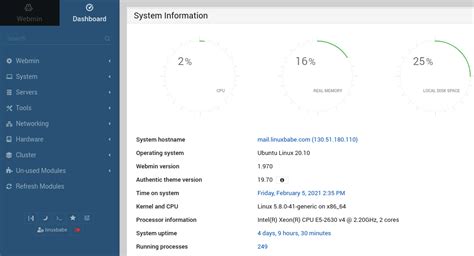 How To Install Webmin On Ubuntu Server Linuxbabe