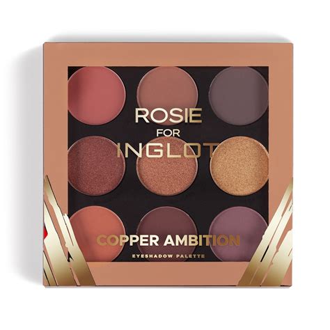 Rosie For Inglot Eyeshadow Palette Copper Ambition Strala Beauty