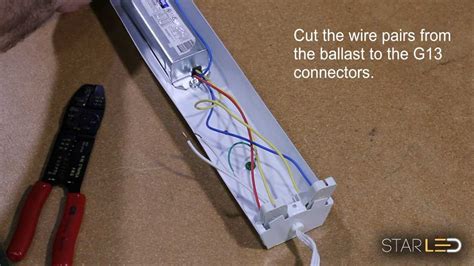 How To Wire A Fluorescent Light Ballast A Step By Step Diagram Guide