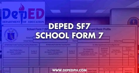 Deped School Form 7 School Personnel Assignment List And Basic Profile Deped Ph