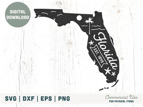 Vintage Florida Svg Cut File Florida Home Svg Sunshine State Svg