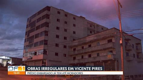 Construção irregular em Vicente Pires já tem moradores DF1 G1