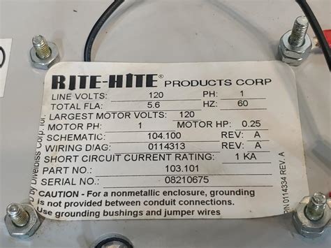 RITE HITE 0105423 DOK LOK Vehicle Restraint Controller