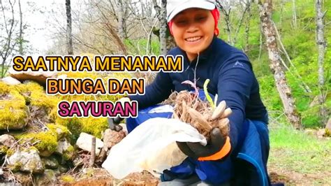 Vlog Mpj Saatnya Menanam Sayuran Dan Bunga Di Kebun Youtube