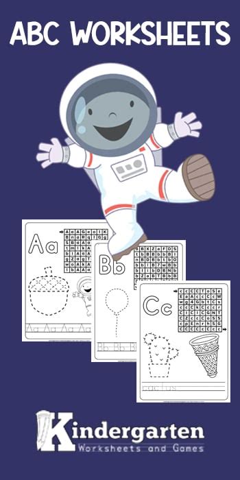 FREE Printable ABC Worksheets for Kindergarten