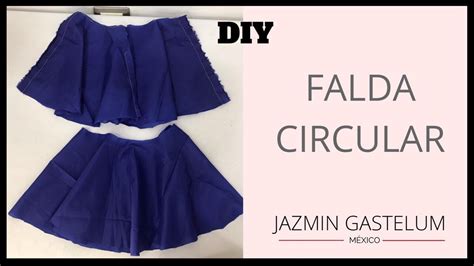 C Mo Hacer La Falda Circular How To Make A Circular Skirt Youtube