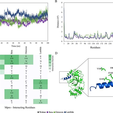 Molecular Dynamics Simulation Summary Of Rbd Lcb Complex A Rmsd