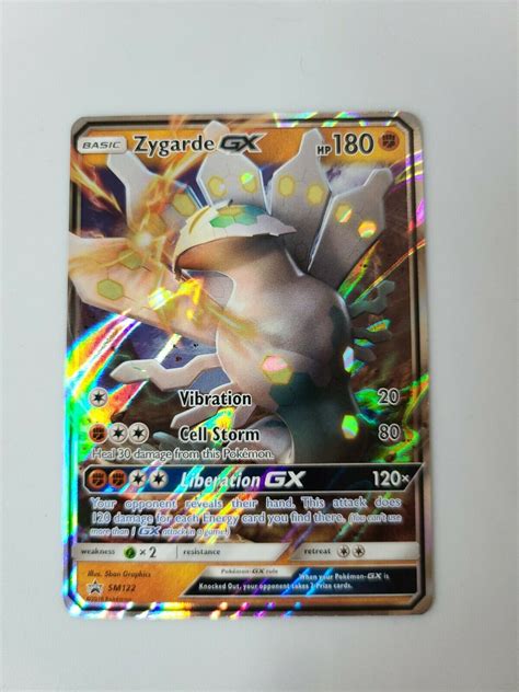 Mavin Pok Mon Tcg Zygarde Gx Sm Black Star Promo Sm Holo Promo