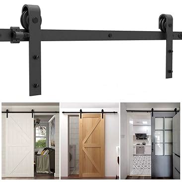 CCJH 6FT 1 83M Herraje Para Puerta Corredera Kit De Accesorios Para