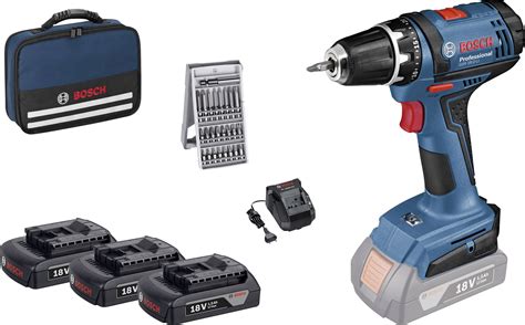 Bosch Professional GSR 18-2-LI Plus Cordless drill 2 Ah incl. spare ...