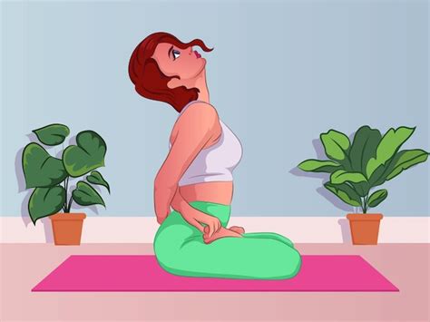 Premium Vector | Yoga for beginners at home for meditation