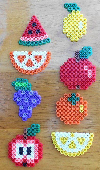 Variety Of 8 Different Fruits PER 19 10 00 Perler Bead Art