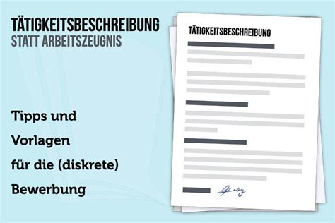 T Tigkeitsbeschreibung Tipps Zu Inhalt Aufbau Muster