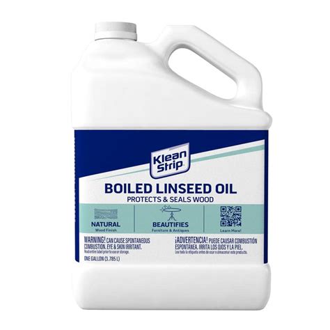 Klean Strip Gal Boiled Linseed Oil Gklo The Home Depot