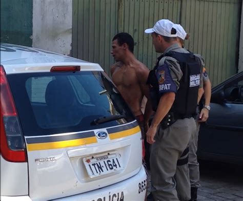 Após intensa perseguição foragido chora ao ser capturado em Garibaldi