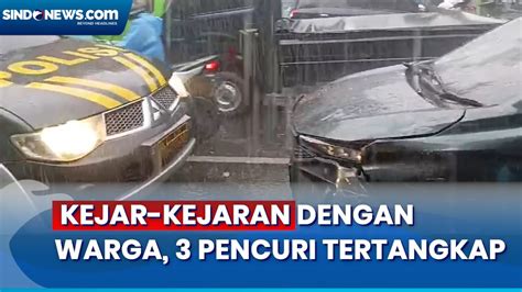 Sempat Kejar Kejaran Dengan Warga 3 Pencuri Rumah Kosong Tertangkap