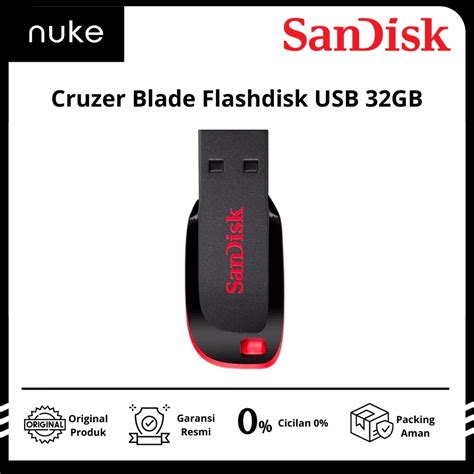 Jual SanDisk Cruzer Blade 32GB CZ50 Flashdisk USB Shopee Indonesia