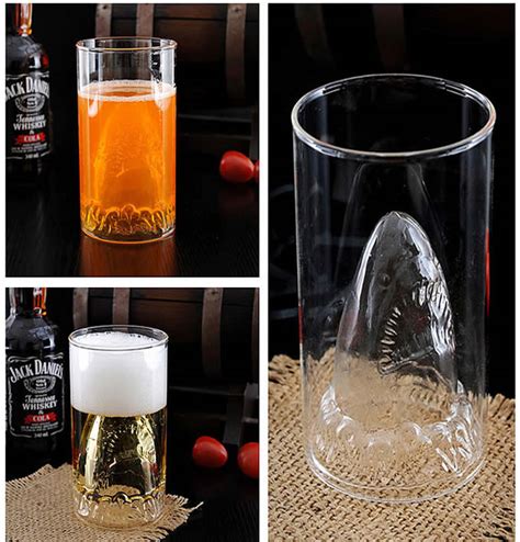 Shark Glass,Set of 2 Glasses - FeelGift