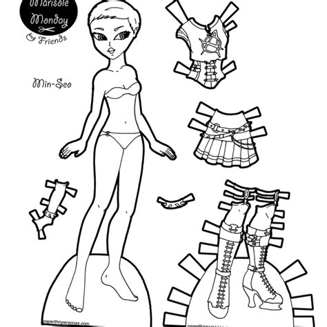 Archives Round Up 13 Rocking Punk Fashion Paper Doll Designs To Print