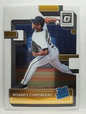 2022 Panini Donruss Optic Rated Rookie Roansy Contreras Pittsburgh