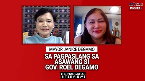 Mayor Janice Degamo Sa Pagpaslang Sa Asawang Si Gov Roel Degamo The