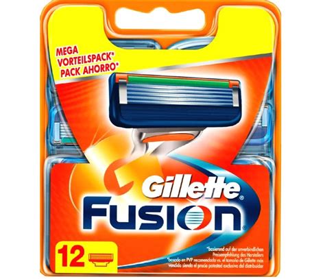 GILLETTE FUSION WKŁADY OSTRZA NOŻYKI 12 SZTUK 7232577199