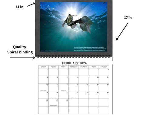 Mermaid Calendar 2024 Mermaids Wall Calendar 2024 Mermaid Planner Appointment Date Tracker