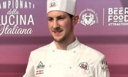 Sparone Lo Chef Martin Magnino Vince I Campionati Italiani Di Cucina