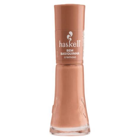 Esmalte Cremoso Haskell Bem Basiquinha 8ml Shopee Brasil