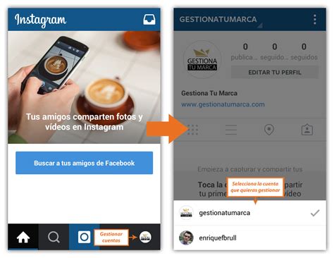 Cómo gestionar varias cuentas de Instagram Enrique F Brull