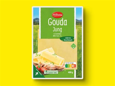 Milbona Gouda jung in Scheiben 400 g von Lidl für 1 99 ansehen