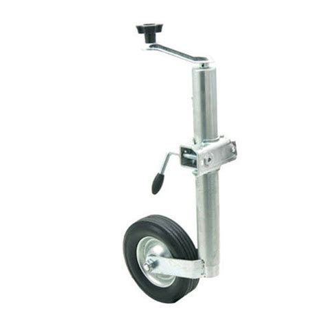 42mm Telescopic Trailer Caravan Jockey Wheel With Clamp Amazon Co Uk