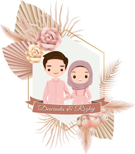 48 Gambar Wedding Kartun Png Vina Png Images