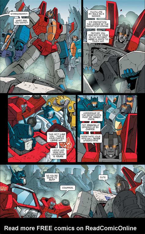 Read Online The Transformers All Hail Megatron Comic Issue