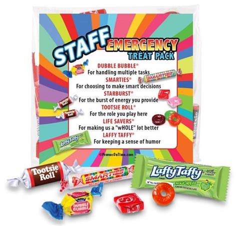 Staff Emergency Treat Pack Survival Kits Employee And Staff Etsy